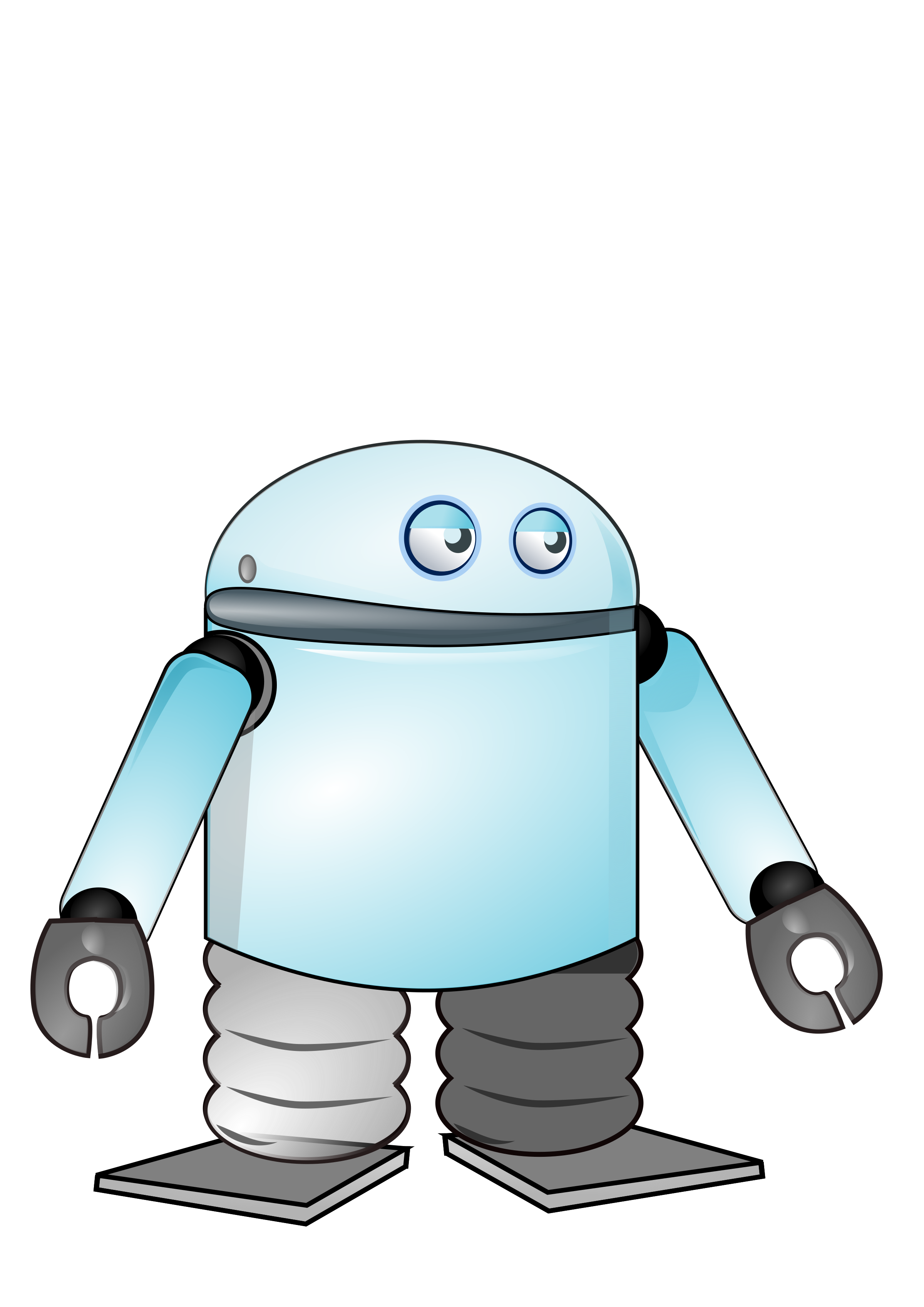 Clipart - Cartoon Robot