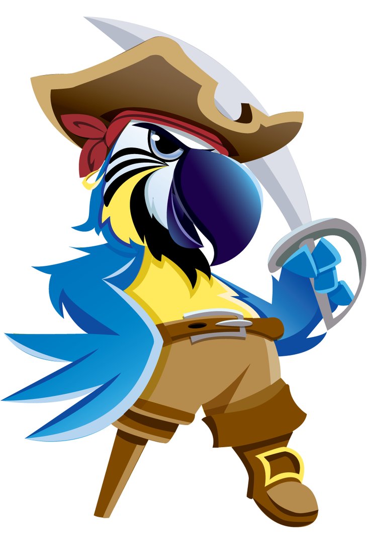 Pirate Parrot Cartoon Png