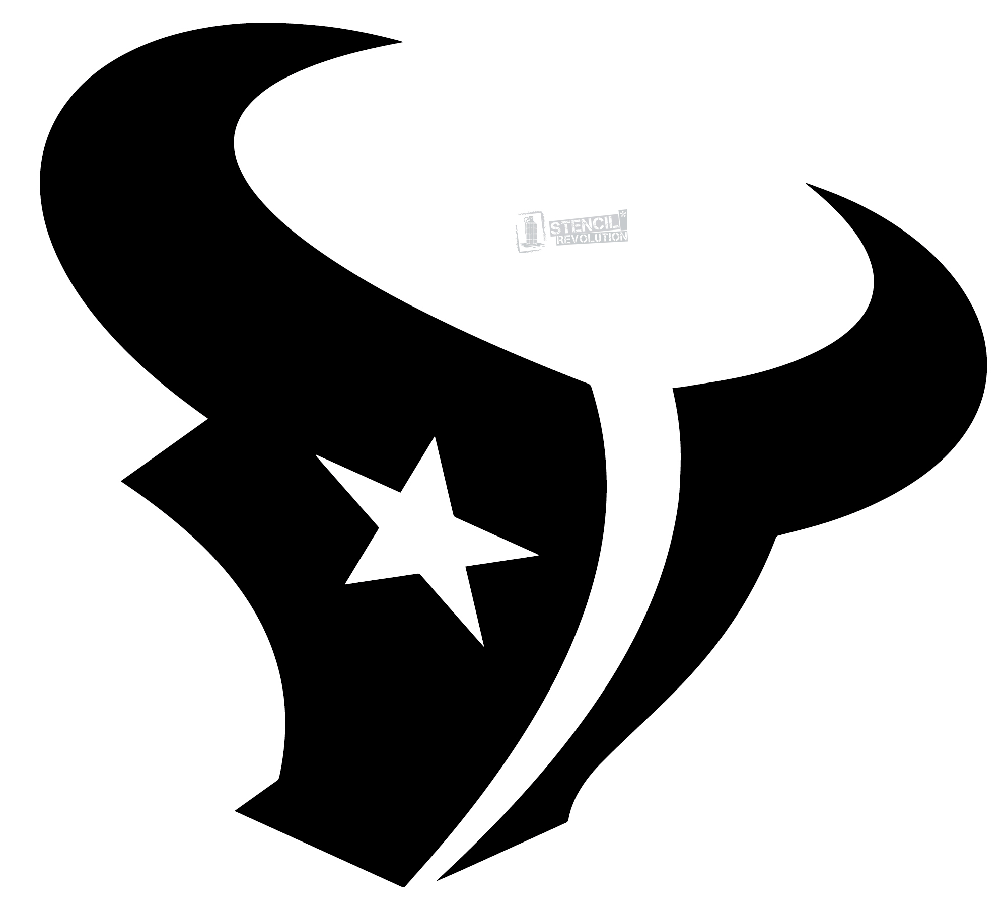 Houston Texans Stencils on Stencil Revolution