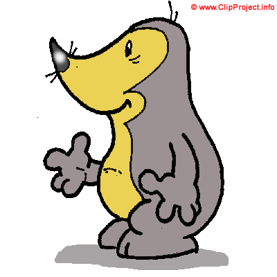 Mole animal clipart
