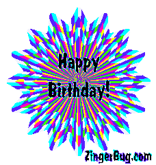 Happy birthday sparkle clip art