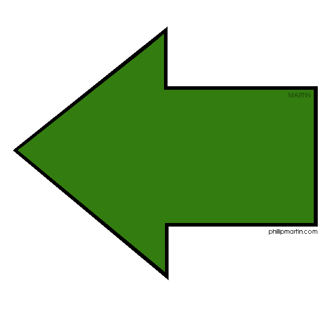 Green arrows clipart