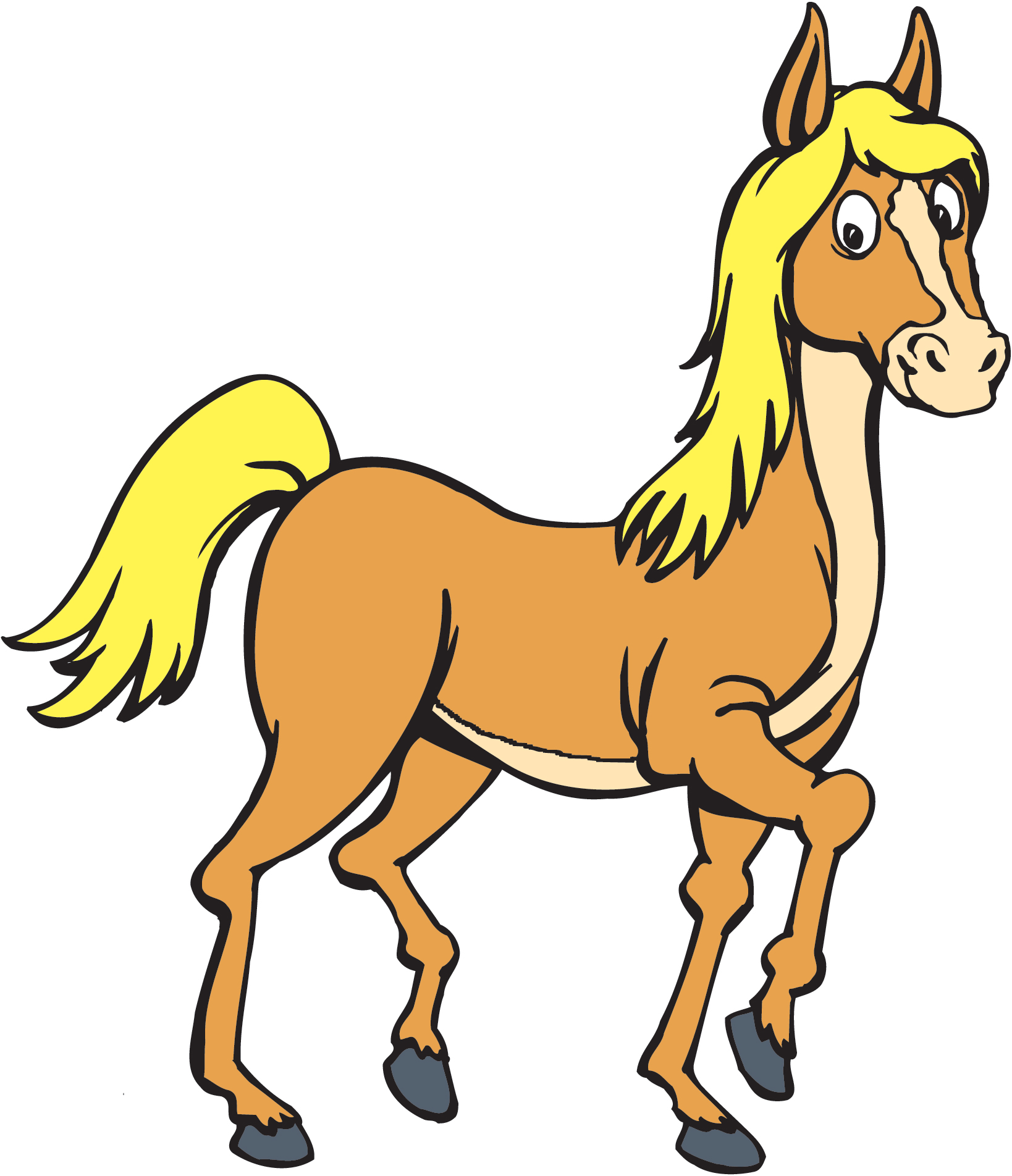 Talking horse clipart
