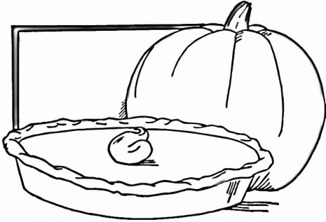 Pumpkin Pie coloring page | Super Coloring