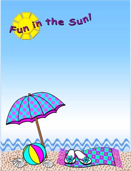 Free printable, digital, scrapbook pages, beach, summer,father's ...