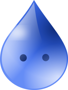 Rain Drop Animated 2 clip art - vector clip art online, royalty ...