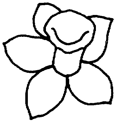 Daffodil coloring pages | Super Coloring