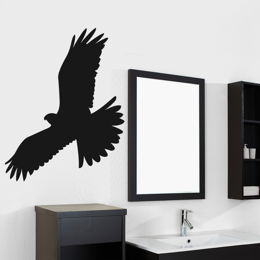 Eagle Soaring - Wall Decal Art Sticker lounge living room bedroom ...