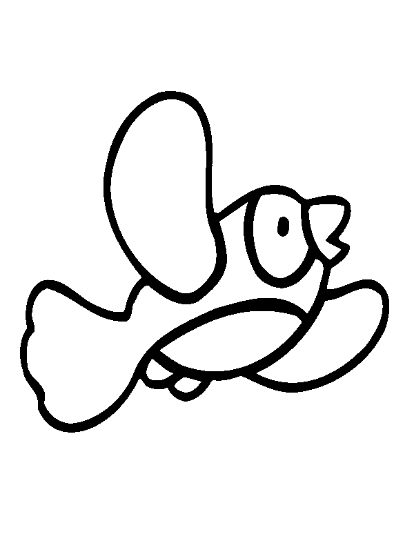 Flying Bird Coloring Pages - ClipArt Best