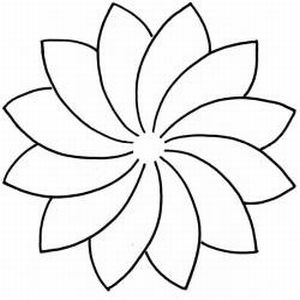 Flower Template | Templates, Paper ...