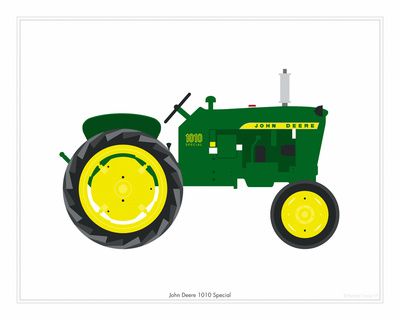 John Deere Tractor Clip Art - Tumundografico