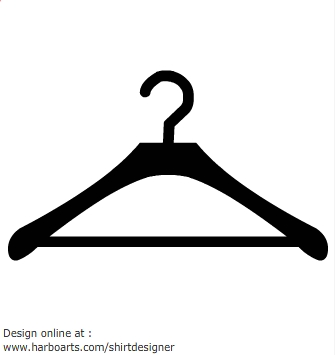 Coat hanger clipart