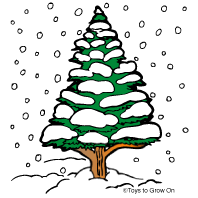 Winter Trees Clipart - Free Clipart Images