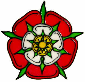 Handmade Peelable Decoration - Tudor Rose