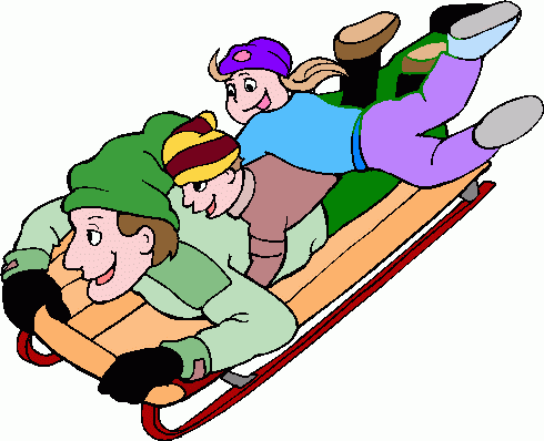 Snow Sled Clipart