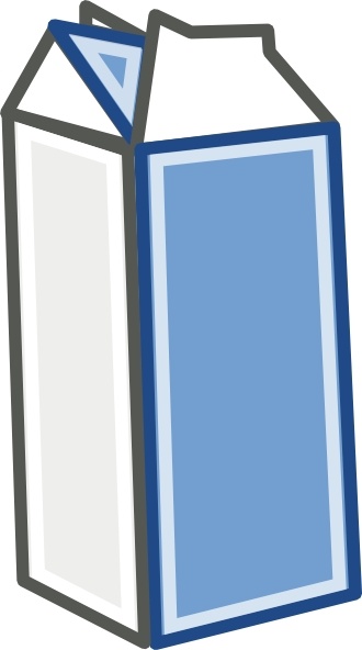 Milk Carton clip art Free vector in Open office drawing svg ( .svg ...