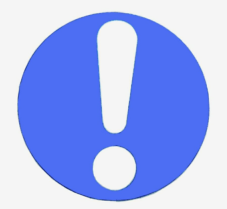 Blue Exclamation Mark - ClipArt Best