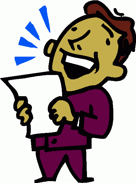 Clipart oral presentation
