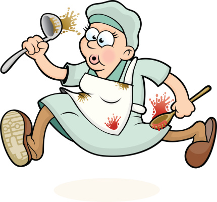 Cafeteria Worker Clip Art, Vector Images & Illustrations