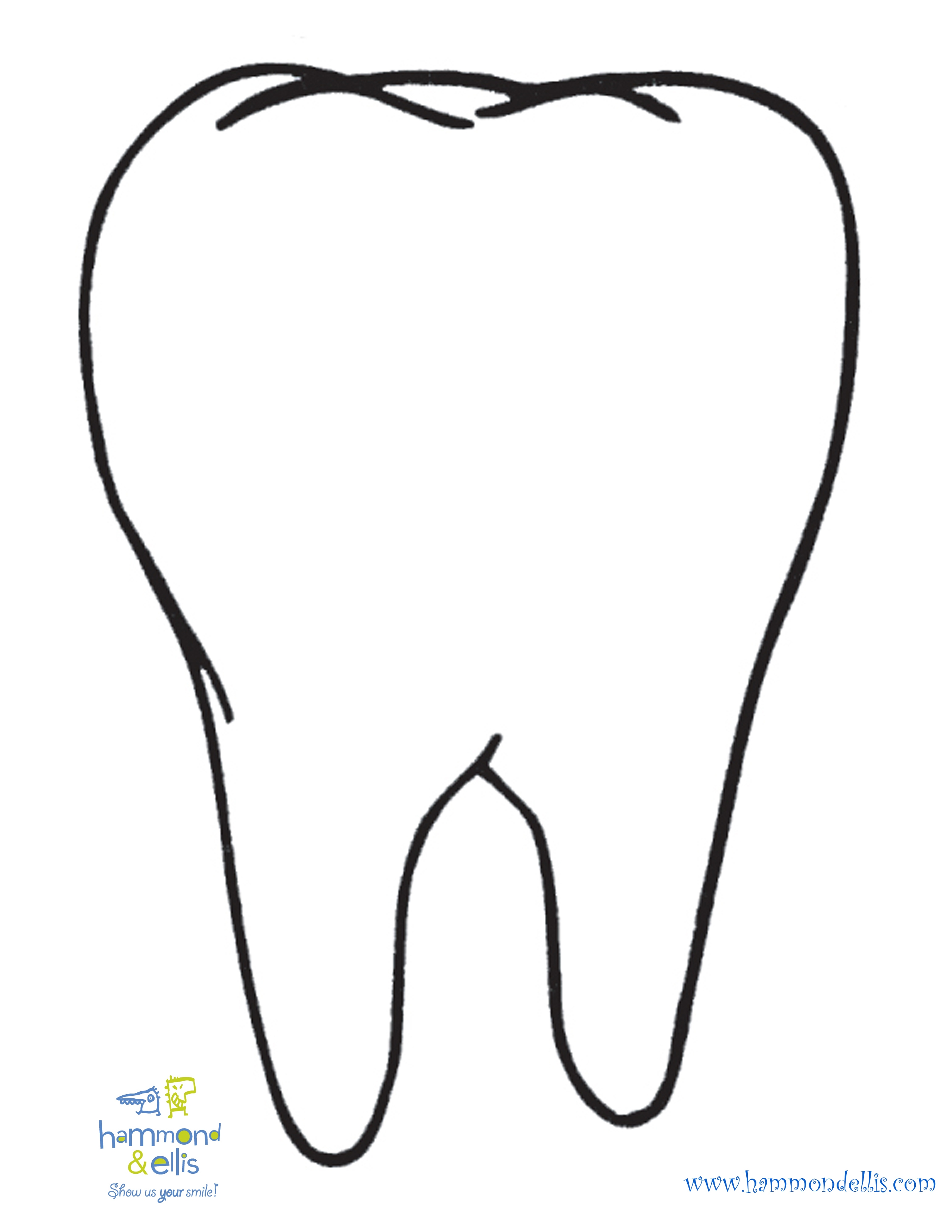 Clip Art Tooth - Tumundografico