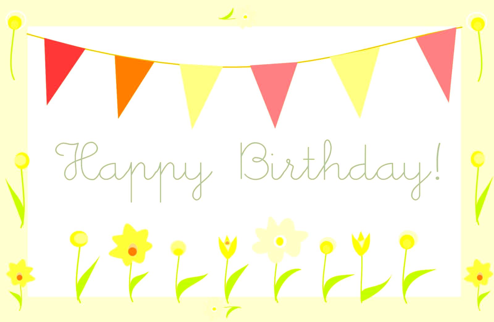 Happy Birthday Card Template Free Download | Besttemplate123