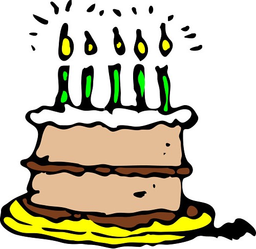 Happy birthday boy cake clipart