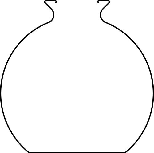 Pot Of Gold Outline