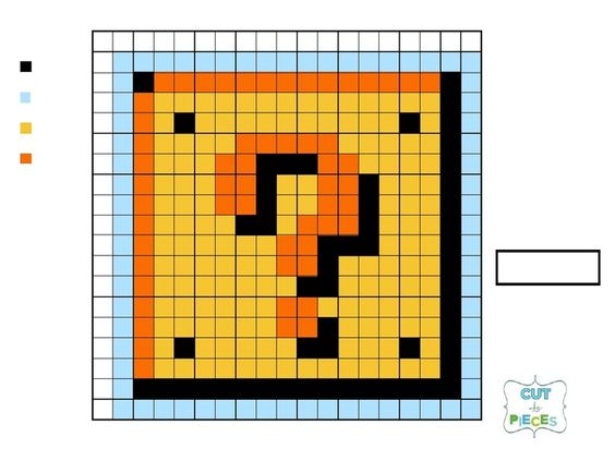 Quilt, Mario and Question mark