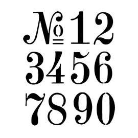 Number Stencils | Stencils ...