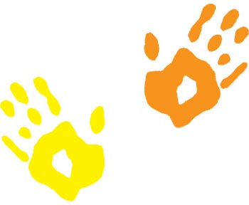 Kids Handprint Clipart - Free Clipart Images