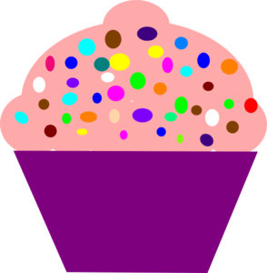 Cute Birthday Cupcake Clipart A Cartoon Cupcake Clip Art
