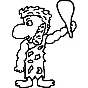 Cartoon Cave Men Coloring Pages. city caveman other city school ...
