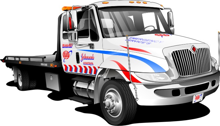 Tow truck logo clipart