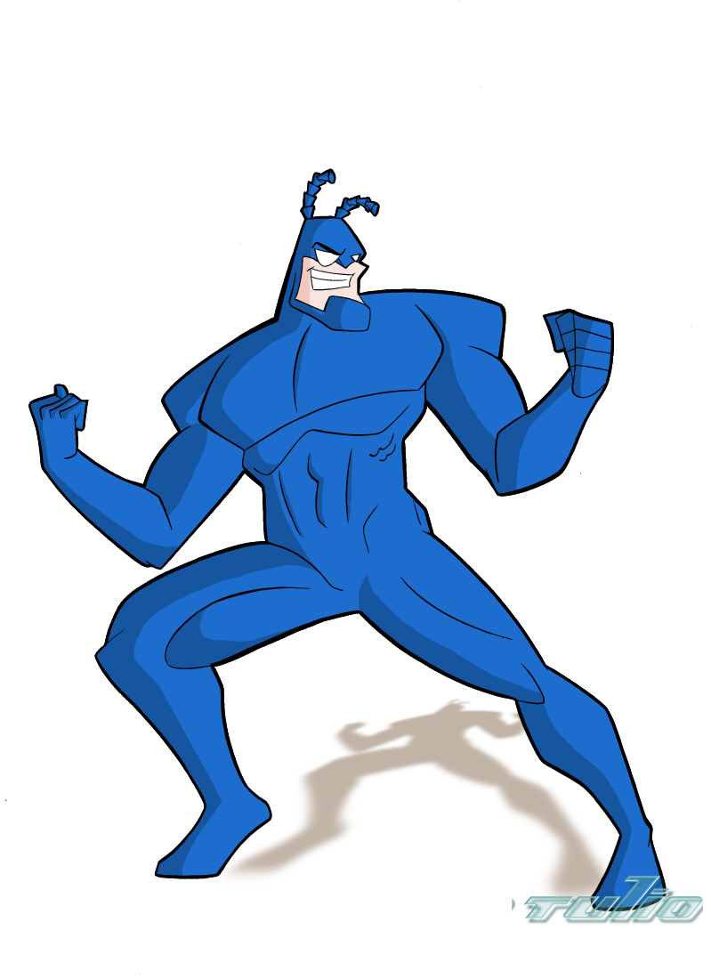 comic cartoons: The Tick