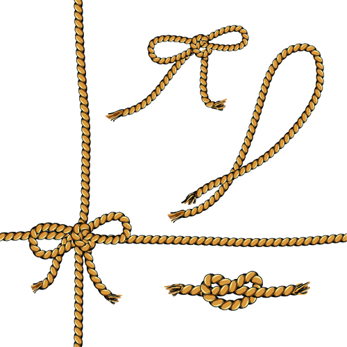 Realistic rope border and frame vector 04 - Vector Frames ...