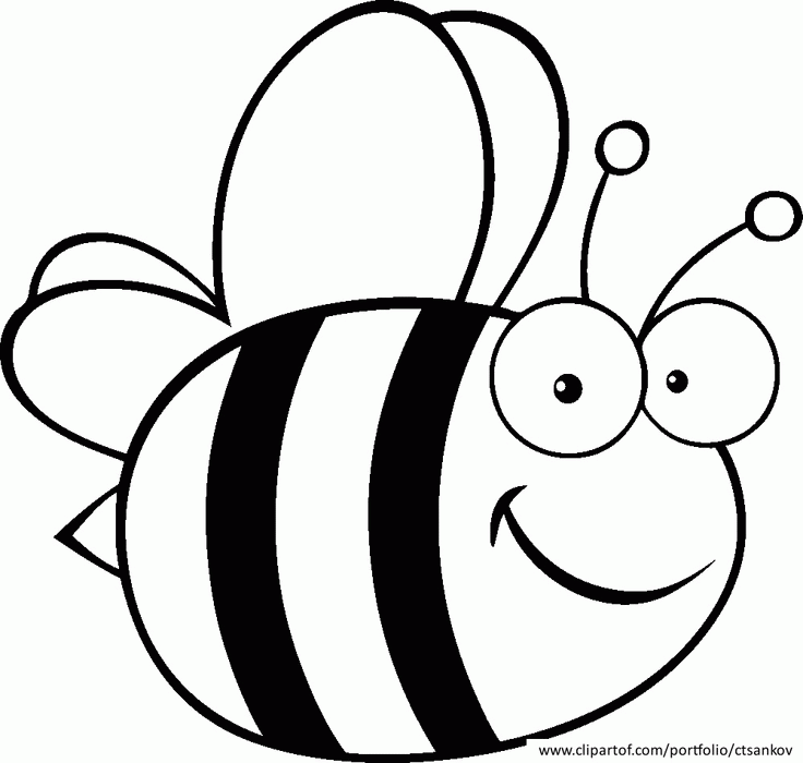 Bumble Bee Template Printable - AZ Coloring Pages