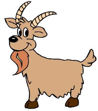 Cartoon Goat Clipart