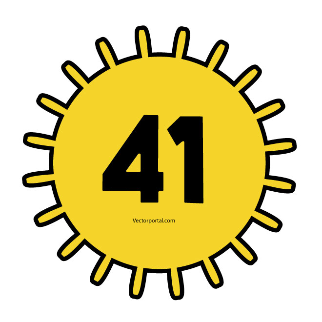 SUNNY HOT WEATHER SYMBOL - Download at Vectorportal