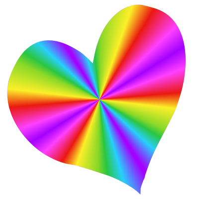 Rainbow Love Hearts - ClipArt Best