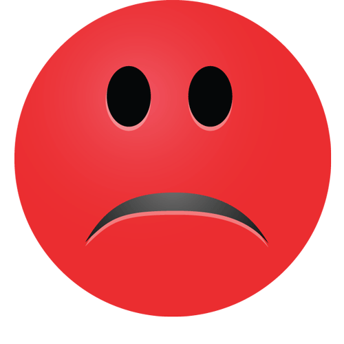 Red Sad Face Clip Art – Clipart Free Download