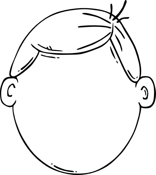 Boy Face Template | Free Download Clip Art | Free Clip Art | on ...