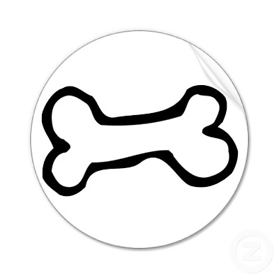 pictures of cartoon dog bones