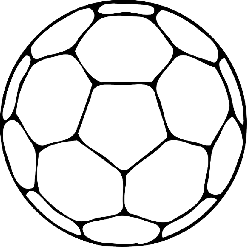Football Outline - Clipartion.com