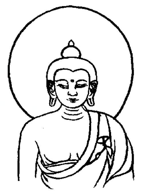 Simple Buddha Drawing