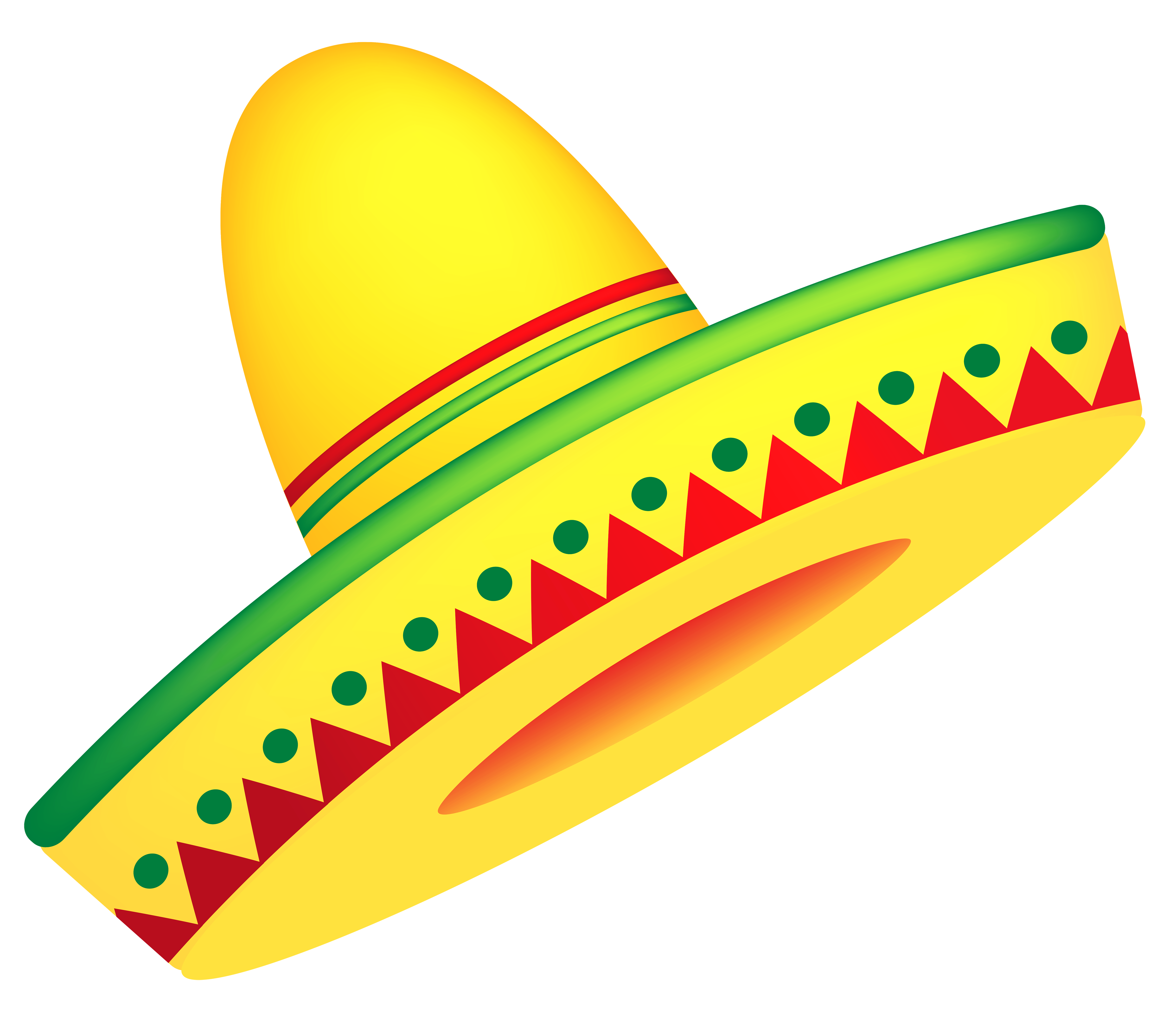 Sombrero clipart no background