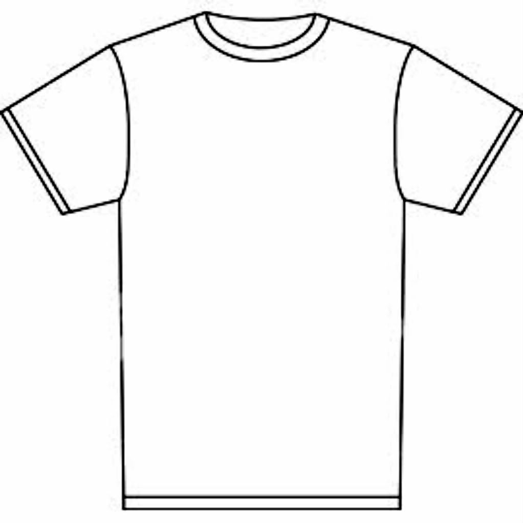 Tshirt Template Printable - Printable Blank World