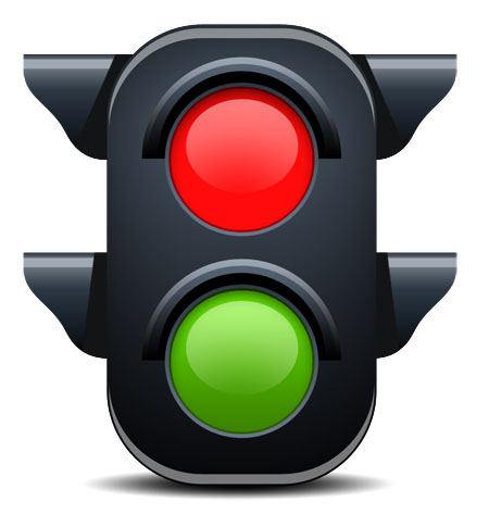 Traffic Light Vector Icon