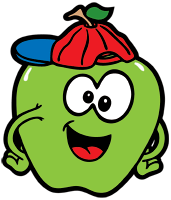 Cartoon apple clipart free