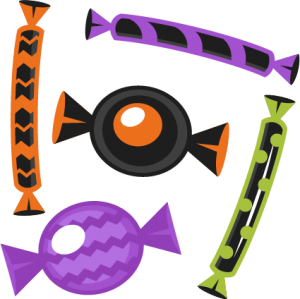 Halloween candy halloween cookie clipart