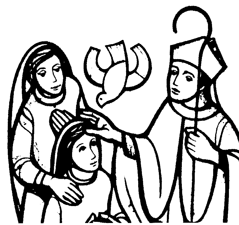 Sacrament Of Confirmation Clipart